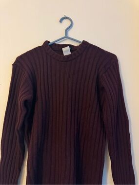 Men's Ribbed Crewneck Sweater - agnès b.